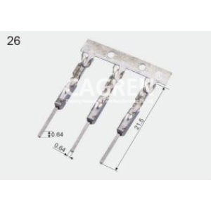 963716 Male terminals  0.5-1.0mm²  AG-T1026