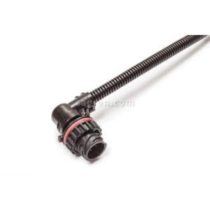 CAG5033 Connector 1-967447-1 bayonet (male) 7-pin, with an angle adapter, used in the headlights of Mercedes, Kamaz, MAZ, ZIL, PAZ, KRAZ, URAL cars. and others, with wires in the corrugation.