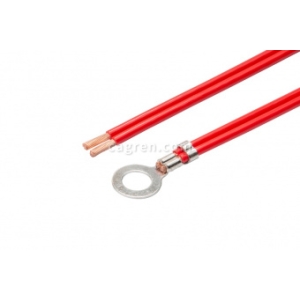 CAG59102 Ring contact Ø 10.3 mm crimped with two wires 4.0 mm²