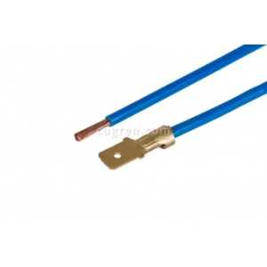 CAG38401250 6.3 mm male series contact crimped with 2.5 mm² wire