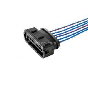 AG442 Connector 2108-3724425 6-pin to the switch, to the EPHH block for the car Lada (VAZ) 2108-2115, quick-detachable, with wires