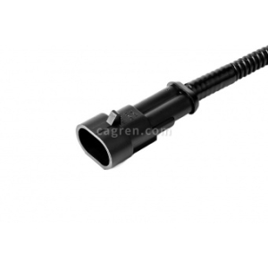 AG3622 Connector 282104-1 2-pin male, with wires L250mm, corrugated