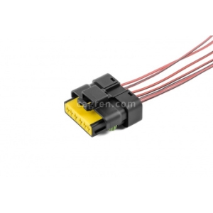 AG540 Connector 211PCO62S1-049 6-pin to the throttle valve sensor for vehicles GAZ, Euro-3 Siemens, with wires