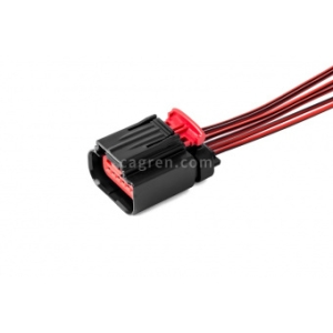 AG5182 Connector 1-1419168-1 6-pin. to the connecting plug of the electric throttle of the engine UMZ-4216 euro4 and 21127-1148010, to the DMRV Lada (VAZ) Vesta, with wires