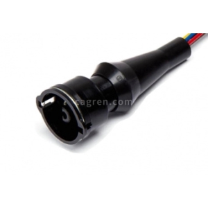 CAG5022 Connector STsAZ-2-6-V 6-pin. rear lamps for vehicles GAZelle, MAZ, with wires L250mm in corrugation