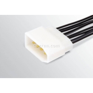 CAG34602 Connector 2108-3724362 inter-harness 9-pin male 2.8 series, with wires 0.75 mm sq.