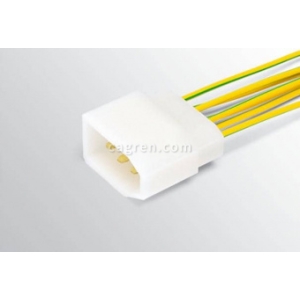 HX34502 Connector 2108-3724360 inter-harness 7-pin male 2.8 series, with wires 0.75 mm sq.