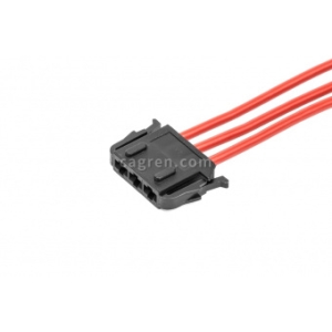 HX934 Connector 1-929605-1 3-pin to the harness of the air conditioning unit for Lada vehicles (VAZ), with wires