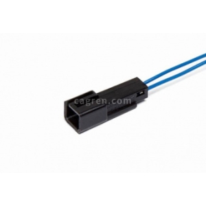 HX303 Connector 12047663 2 pin black to immobilizer sensor, number plate lighting harness 2190-94, with wires