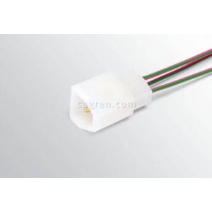 HX34302 Connector 2108-3724356 inter-harness 3-pin male 2.8 series, with wires 0.75 mm sq.