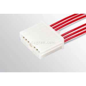 HX328 Connector 2105-3724341 6-pin connection to the rear lamp for car Lada (VAZ) 2105, 2107, 2108-21099, with wires