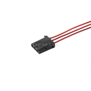 HX483 Connector 2108-3724377 3-pin to interior lamp for car Lada (VAZ) 2108-2114, with wires