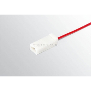 HX37101 Connector 1/20590/80 inter-harness 1-pin female series 6.3, with wire 1.0 mm sq.