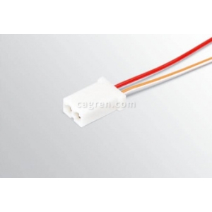 HX34201 Connector 2108-3724353 inter-harness 2-pin female series 2.8, with wires 0.75 mm square.