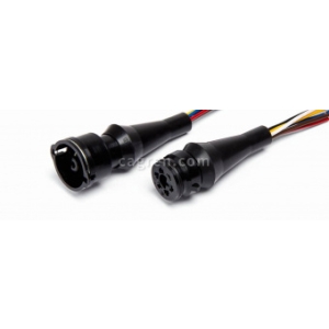 HX502 Set STsAZ-2-6 (plug-socket) connectors 6-pin. to rear lamps for vehicles GAZelle onboard, with wires