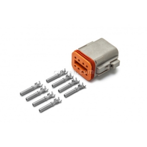 Connector Deutsch DT06-8S 8-pin for cable section 0.5-0.8 mm²