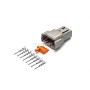 Deutsch DTM04-8P connector 8-pin for cable section 0.5-0.8 mm²