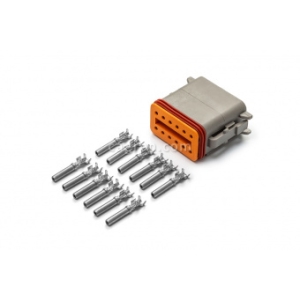 Connector Deutsch DT06-12S 12-pin for cable section 0.5-0.8 mm²