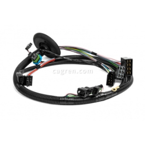 21123724019 Air intake box wiring harness for VAZ 2110-12 and Bogdan vehicles with a new sample instrument panel (Euro) with a 4-position heater operation mode