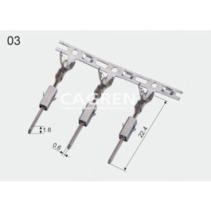 964269-2 Male terminals 0.3-0.5mm²  AG-T1003