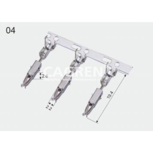 964274 Female terminals 0.5-1.0mm²  AG-T1004