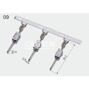 964294  Male terminals 0.5-1.0 mm²   AG-T1009