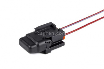 CAG711 Waterproof fuse holder with cover for UNIVAL from 1A to 30A with wires 1.5 kv. Mm