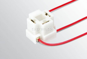 AG338 Connector 180913 lamp connection H4 for cars GAZ, GM, LADA(VAZ), Chevrolet, UAZ, VAG, with wires 1.0 mm sq.