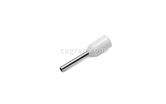 CAG7333 Insulated ferrule NShVI 0.5-8 white for cross section 0.5 mm²