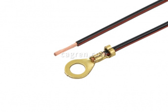 CAG58801 Ring contact Ø 5.5 mm with wire 1.0 mm²