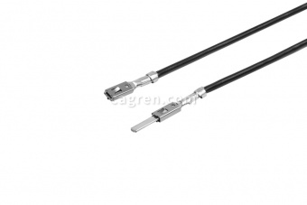 CAG41602 Set of 2.8 mm series contacts crimped with 1.5 mm² wires (2pcs male+female)