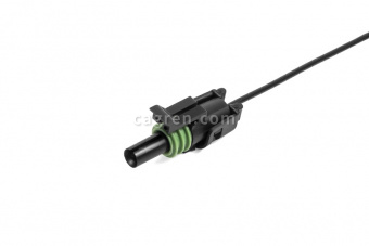 AG929 Connector 12015791 1-pin to air conditioner compressor for car Lada(VAZ) 2170 (until 2009), 1118, 2123, with wire