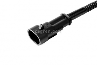 AG3622 Connector 282104-1 2-pin male, with wires L250mm, corrugated