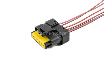 AG540 Connector 211PCO62S1-049 6-pin to the throttle valve sensor for vehicles GAZ, Euro-3 Siemens, with wires