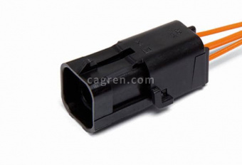 AG306 Connector 12015024 4-pin. to the harness of the fuel pump, oxygen sensor for cars Lada (VAZ) 2108-10, with wires