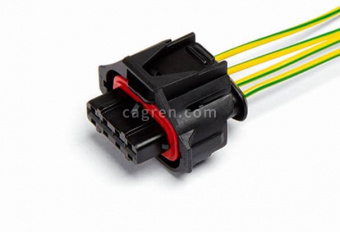 AG5072 Connector 1928403198 4-pin to oxygen sensor for vehicles GAZelle, Opel Astra, Vectra, Zafira, to ignition coil for vehicles Volvo XC70, XC90 with wires