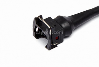 AG311 Connector Bosch 1284485110, AMP 925590-2 2-pin. to knock sensor, to injector for car Lada(VAZ) 2108-2115, 2110-2112, GAS, with wires