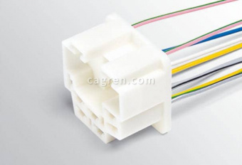 CAG3702 Connector 2108-3724502 9-pin to the steering column switch of the windshield wiper for the car Lada (VAZ) 2108-2115,1117-1119,2123,2170, with wires