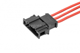 CAG935 Connector 1-962913-1 3-pin harness for air conditioner for car Lada (VAZ), with wires