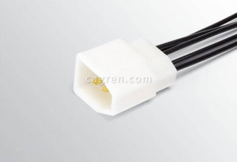 CAG34402 Connector 2108-3724358 inter-harness 5-pin male 2.8 series, with wires 0.75 mm sq.