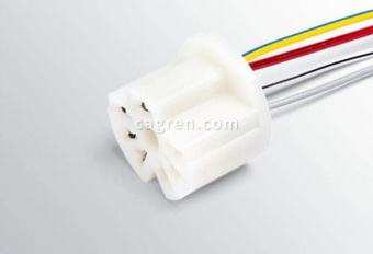 CAG3662 Connector 2108-3724420 4-pin to the ventilation heater switch for Lada(VAZ) 2108-21099, 2113-2115, with wires