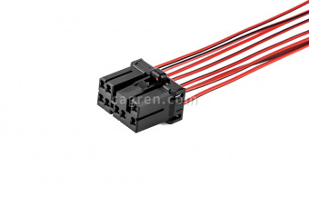 CAG918 Connector 173850-2 8-pin to emergency button. signal., instrument panel harness 4 for Fiat Doblo, with wires