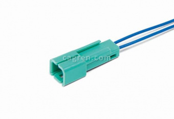 CAG302 Connector 12059254 2-pin green to immobilizer sensor, with wires