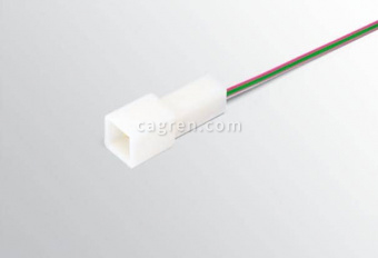 CAG34102 Connector 2108-3724352 inter-harness 1-pin male 2.8 series, with wire 0.75 mm sq.