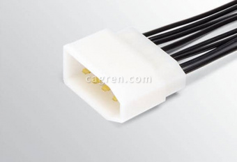 CAG34602 Connector 2108-3724362 inter-harness 9-pin male 2.8 series, with wires 0.75 mm sq.