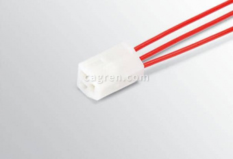 HX34301 Connector 2108-3724355 inter-harness 3-pin female series 2.8, with wires 0.75 mm sq.