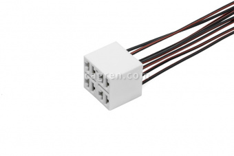 HX5132 Connector 4573739094 8-pin to the mirror heating button for GAZ 3302, with wires