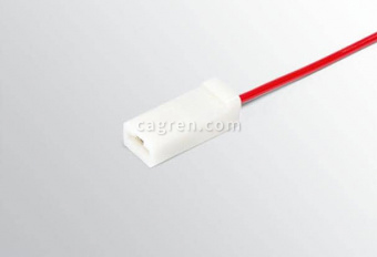 HX37101 Connector 1/20590/80 inter-harness 1-pin female series 6.3, with wire 1.0 mm sq.