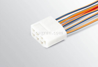 HX34501 Connector 2108-3724359 inter-harness 7-pin female series 2.8, with wires 0.75 mm sq.