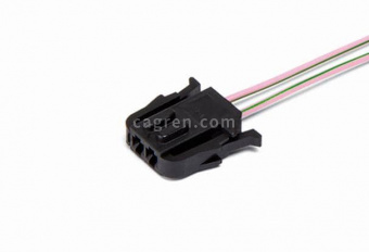 HX324 Connector 1-929588-1 2-pin seat heating wiring harness 2190, lit. and power outlets, with wires